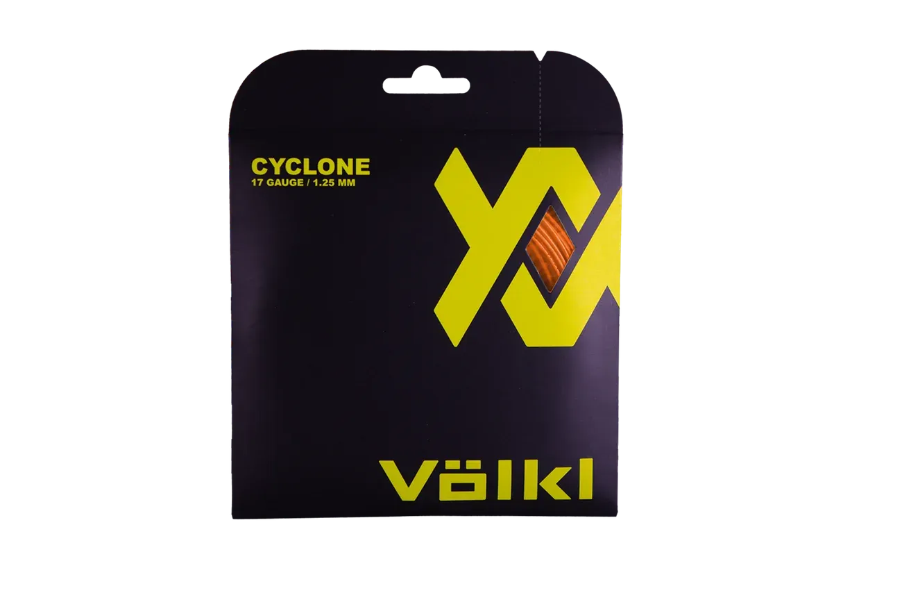 VOLKL CYCLONE TENNIS STRING SET - NEON ORANGE - Bassline Retail