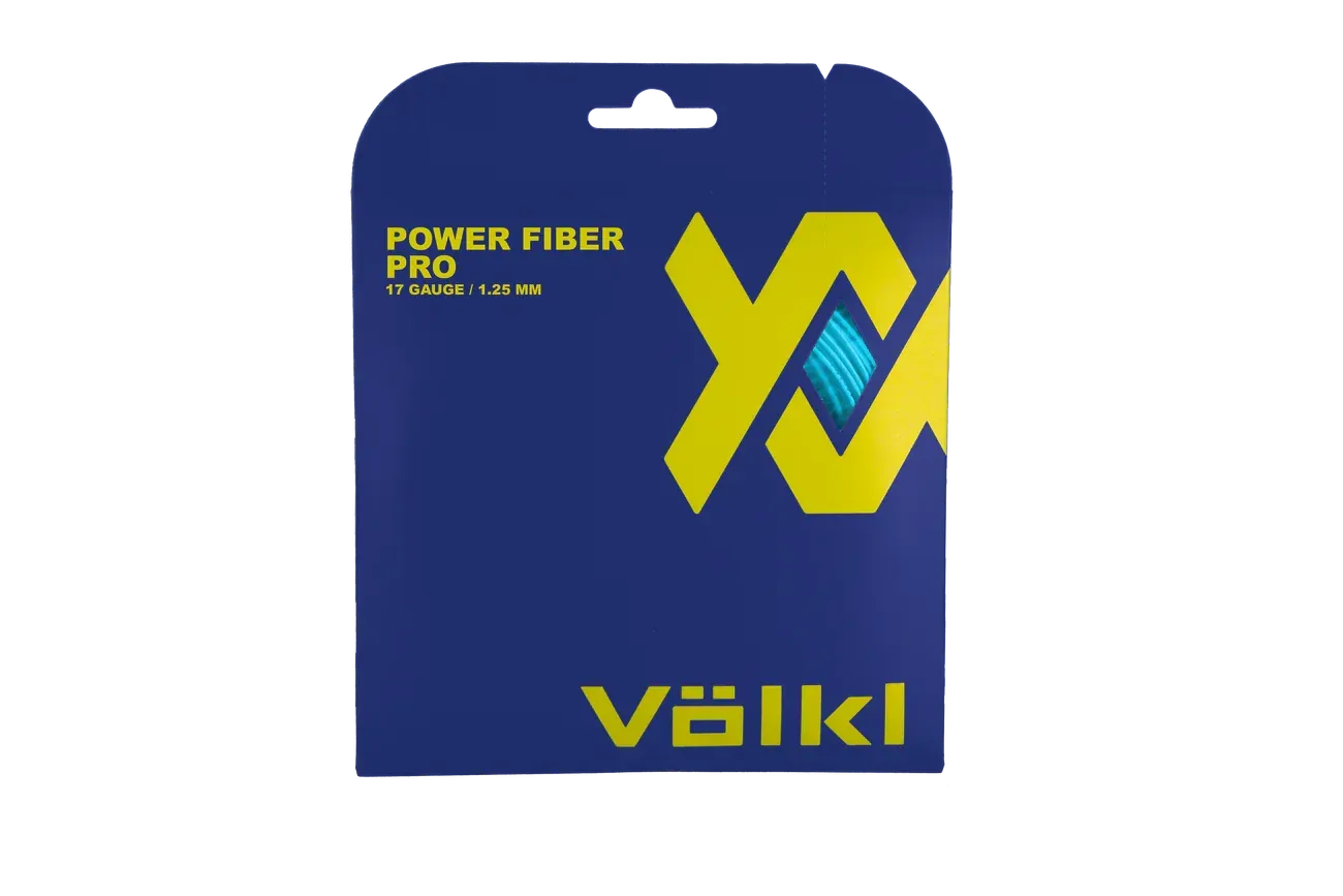VOLKL POWER FIBER PRO 17G TENNIS STRING SETS - Bassline Retail