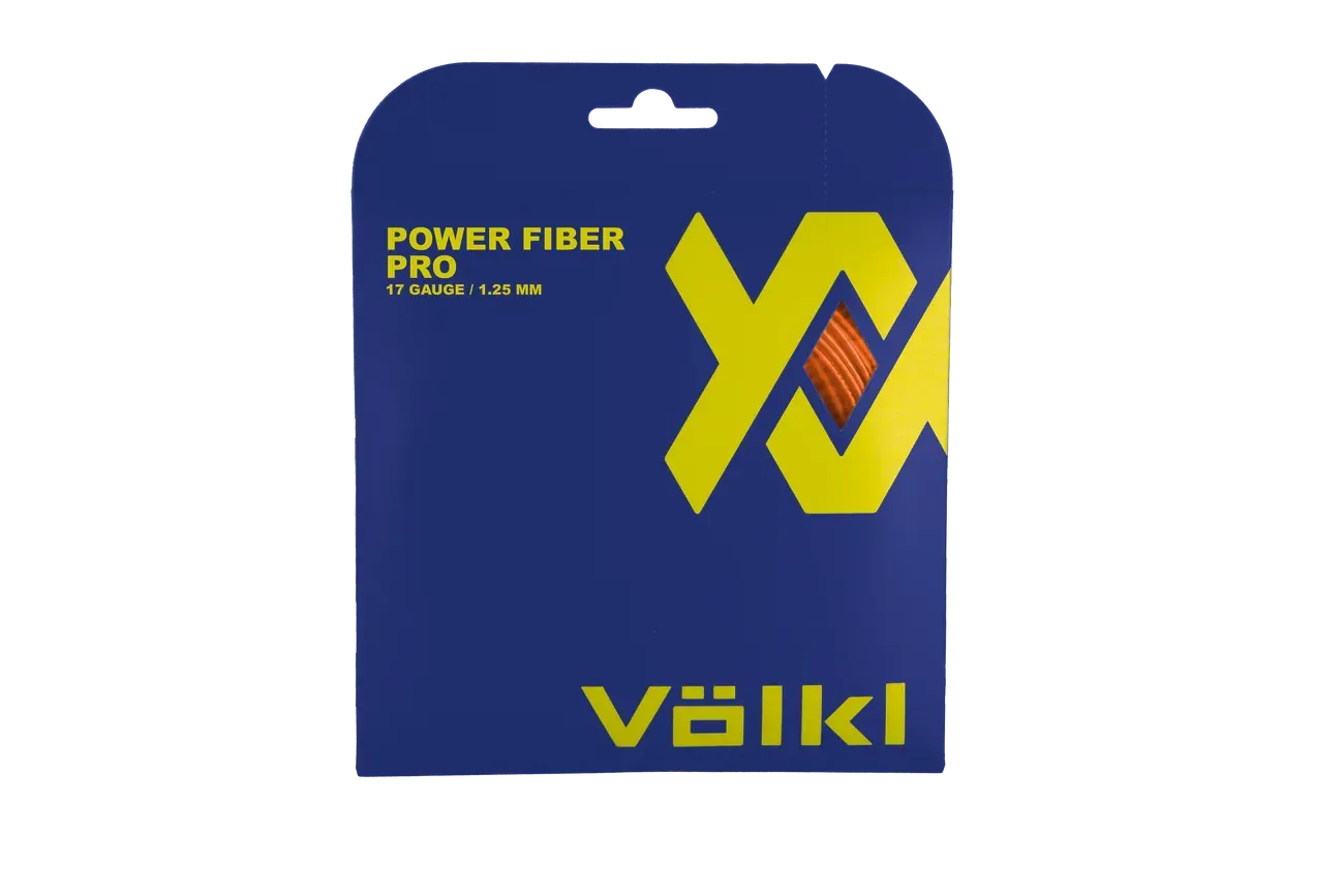 VOLKL POWER FIBER PRO 17G TENNIS STRING SETS - Bassline Retail