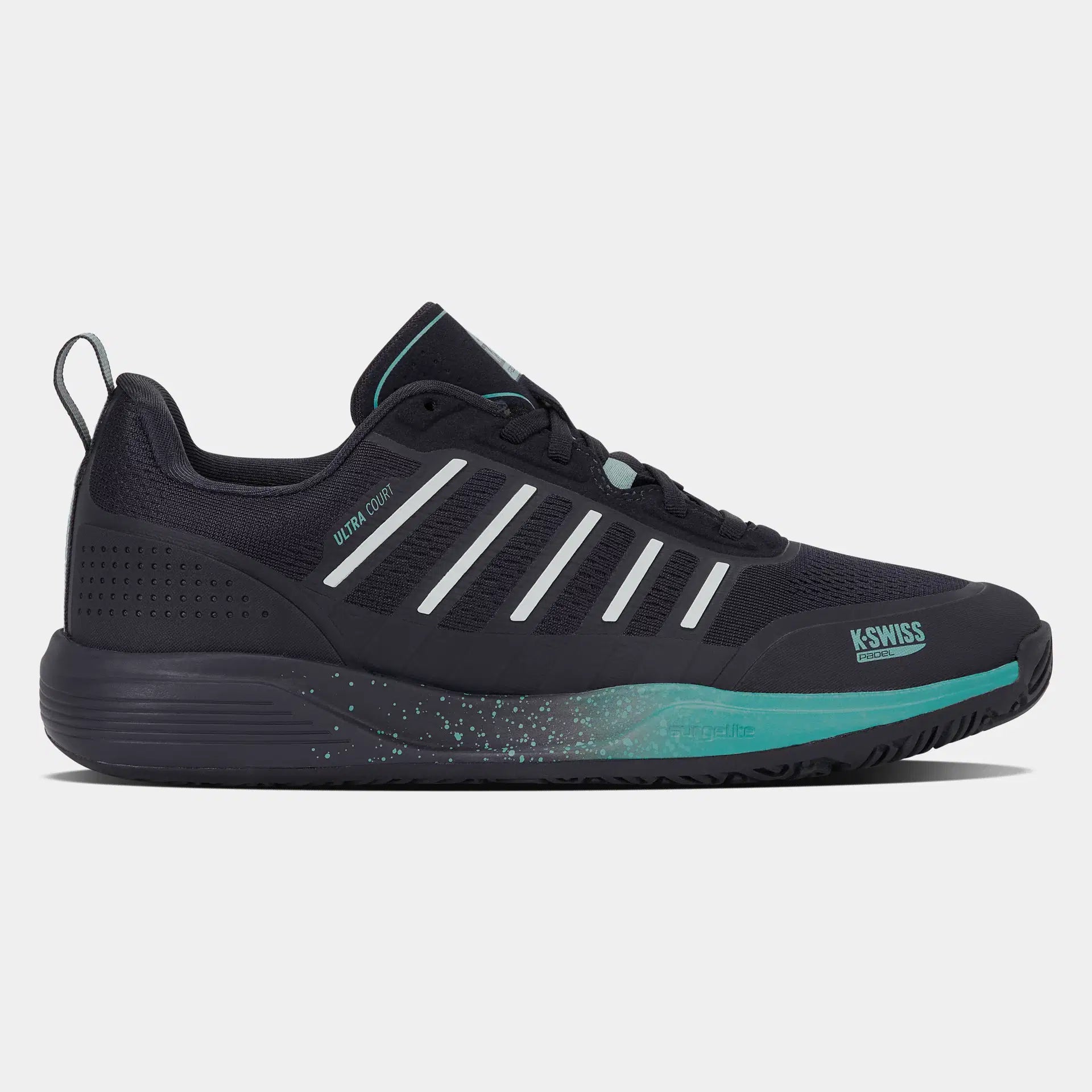 K-Swiss Ultra Court Padel Mens Shoe (Carbon/Baltic/Glacier Gray) 2026
