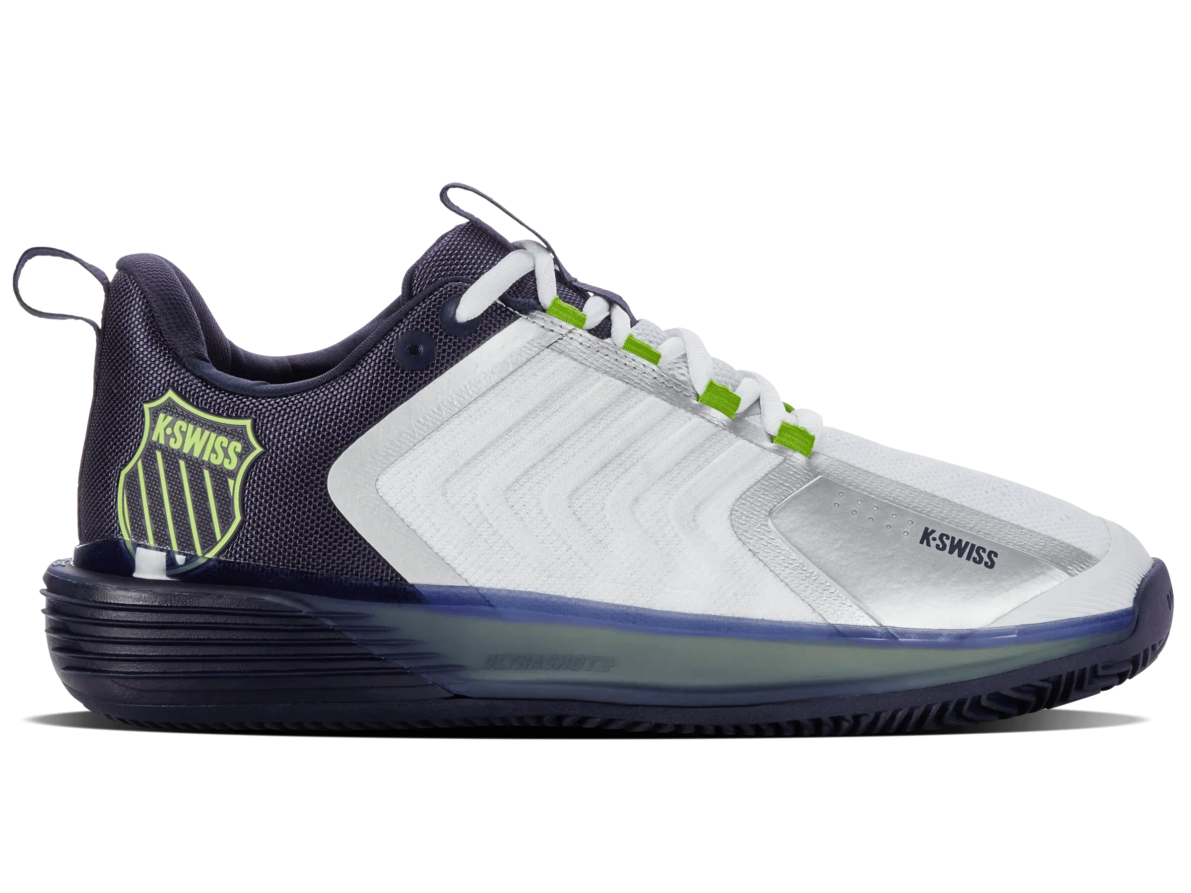 K-SWISS ULTRASHOT 3HB - MEN'S - WHITE/LIME