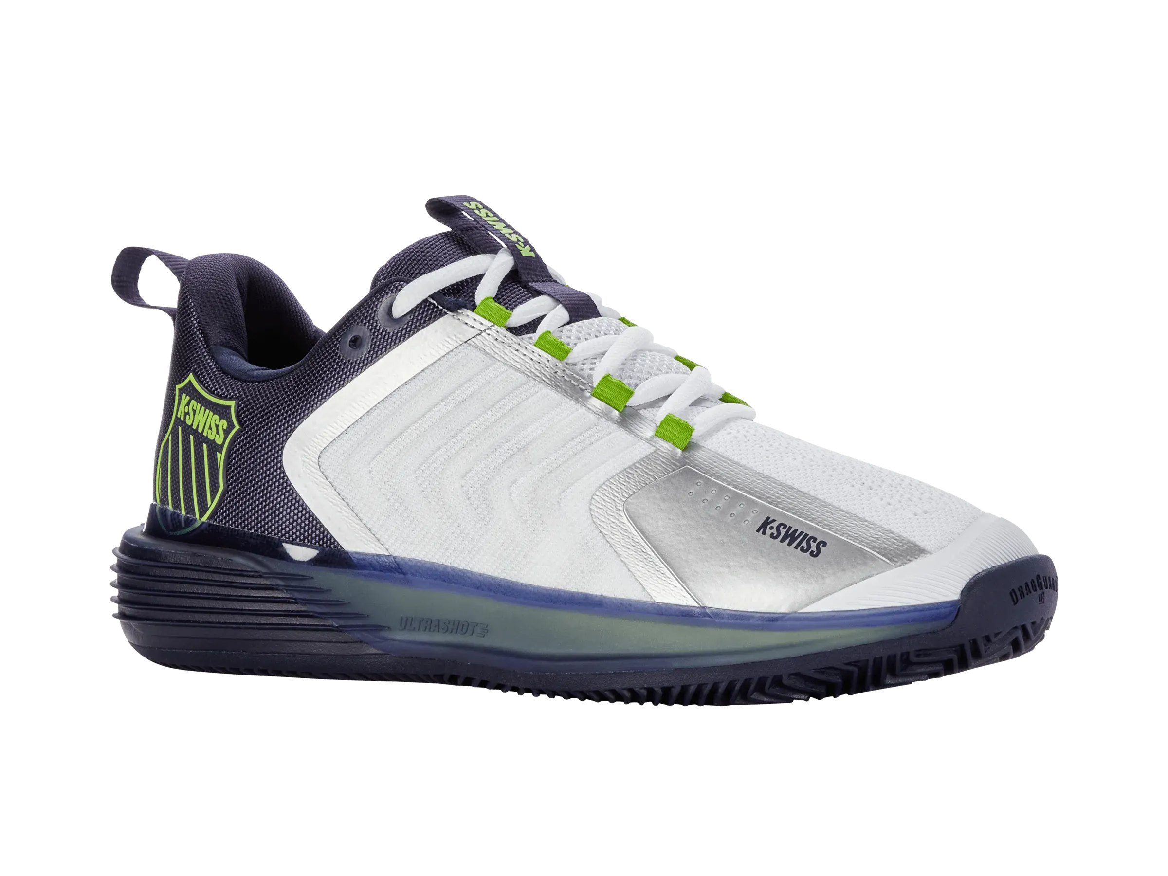 K-SWISS ULTRASHOT 3HB - MEN'S - WHITE/LIME