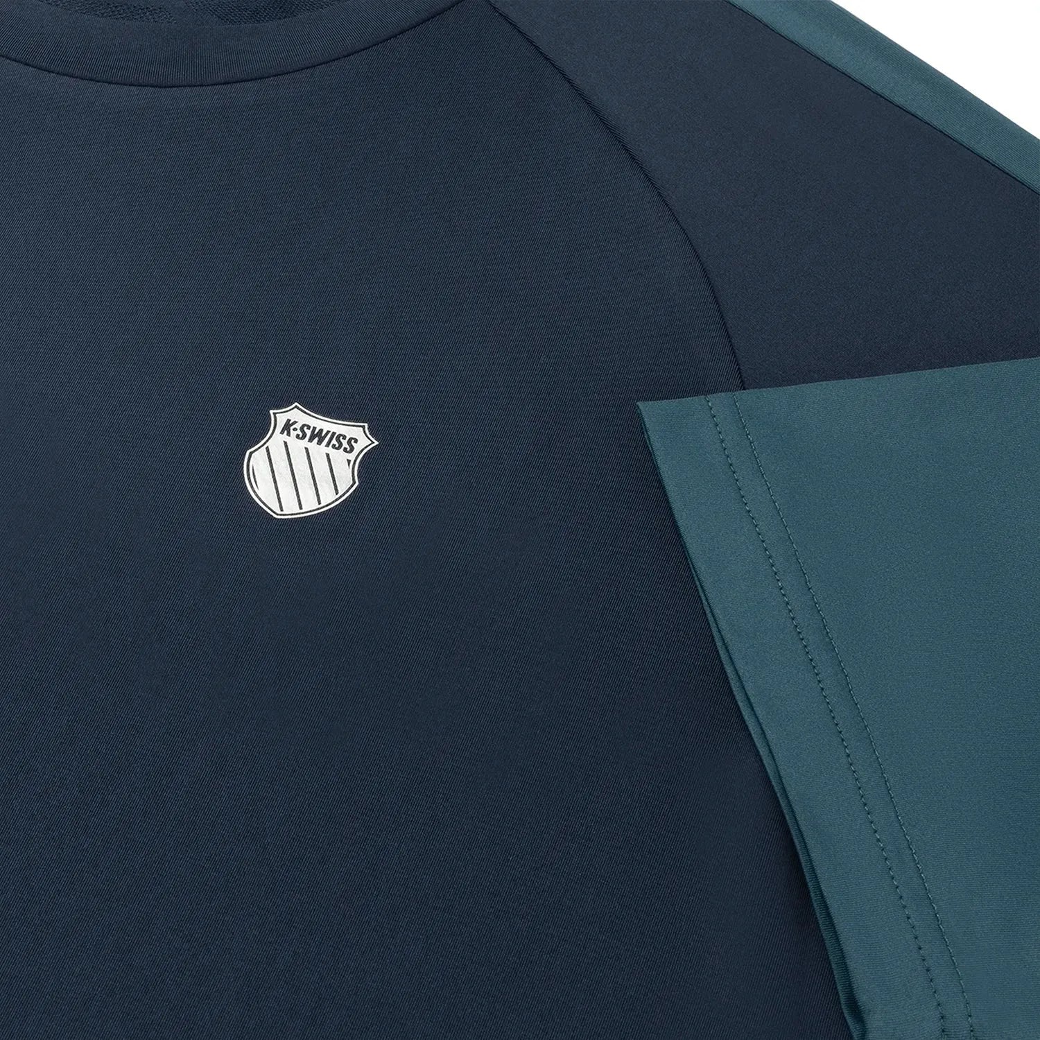 K-Swiss Mens Hypercourt Mesh Crew - Peacoat/Teal
