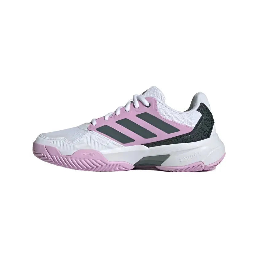 ADIDAS COURTJAM CONTROL 3 WOMENS TENNIS SHOES WHITE 5