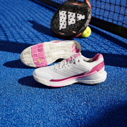 Adidas Crazyquick Boost Padel Trainers - White - Womens