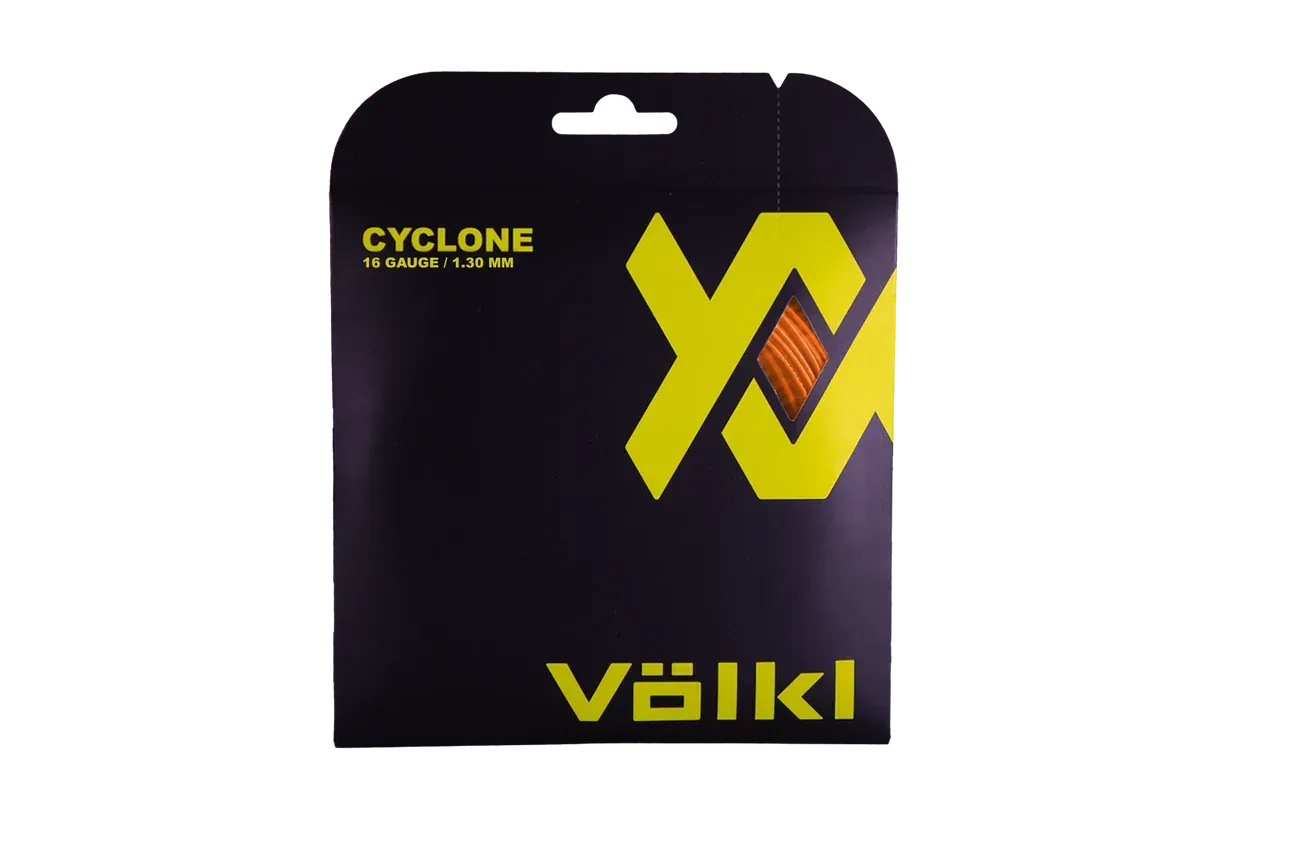 VOLKL CYCLONE TENNIS STRING SET - NEON ORANGE
