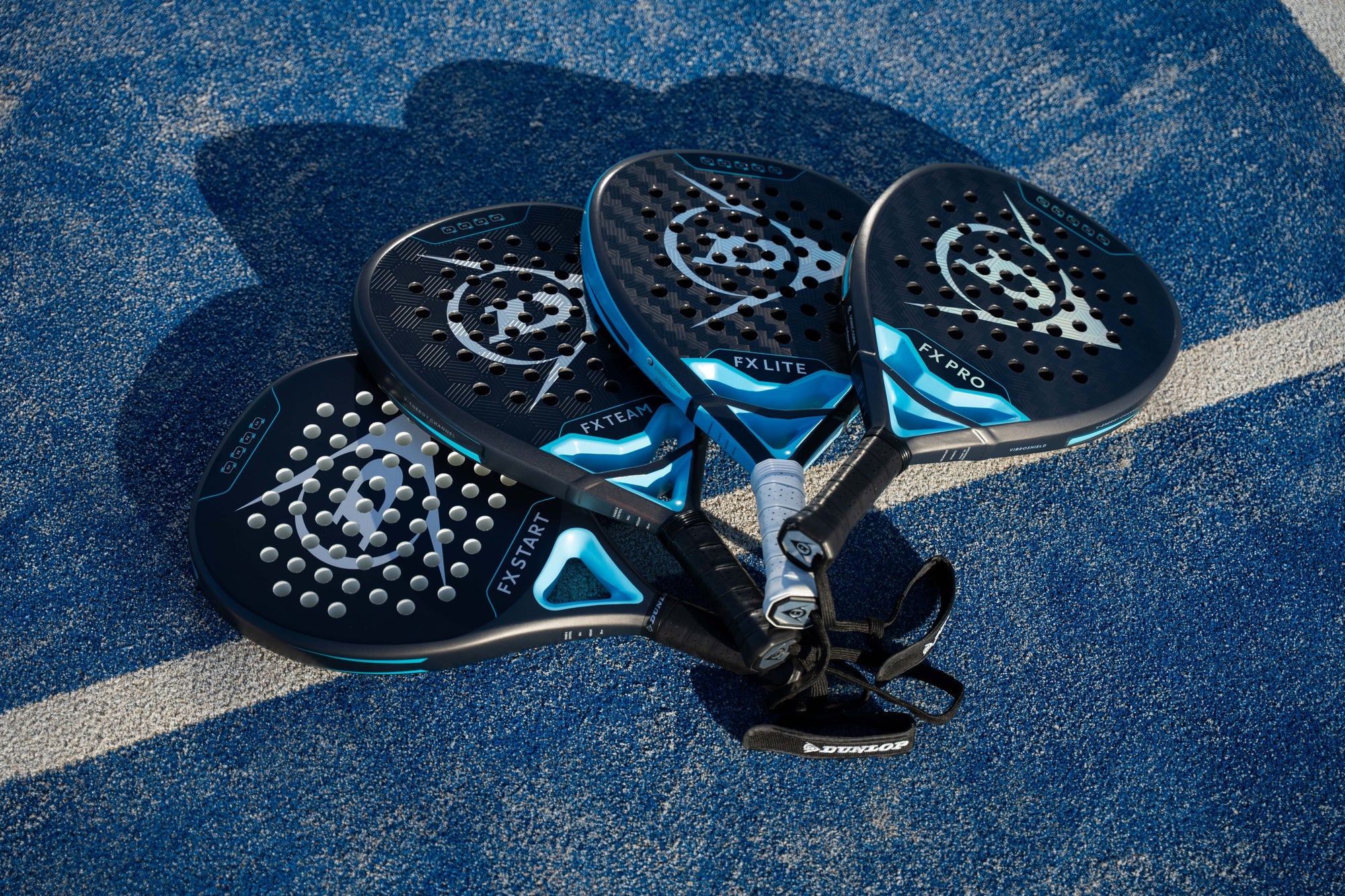 Dunlop FX Padel Rackets - Start, Team Lite, Pro