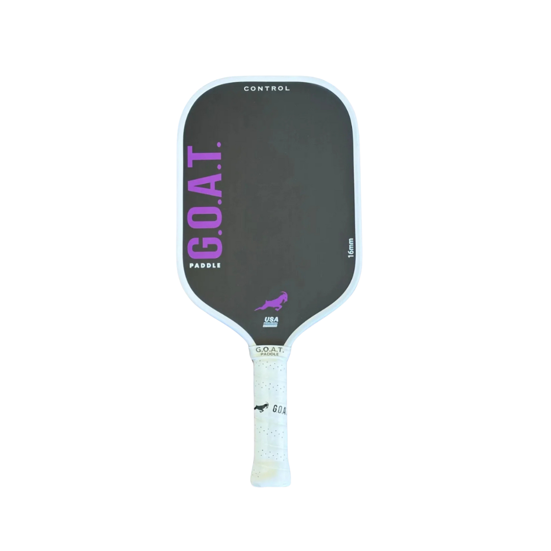 G.O.A.T. STEALTH CONTROL PURPLE 16MM PICKLEBALL PADDLE