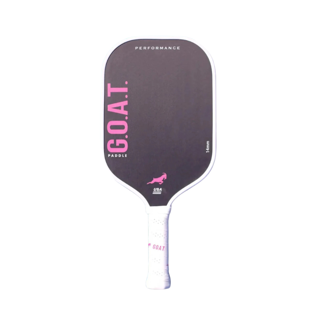 G.O.A.T. PERFORMANCE 14MM HOT PINK PICKLEBALL PADDLE