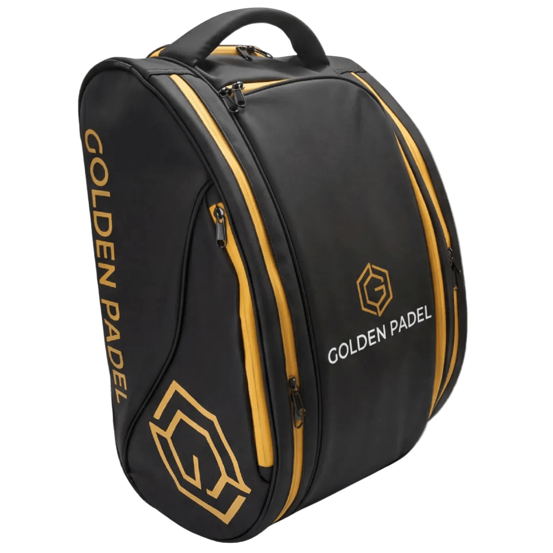 Golden Padel | Pro Tour Padel Backpack | Black & Gold