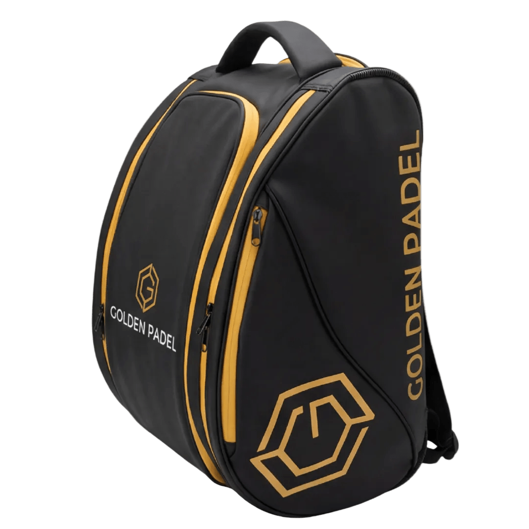 Golden Padel | Pro Tour Padel Backpack | Black & Gold