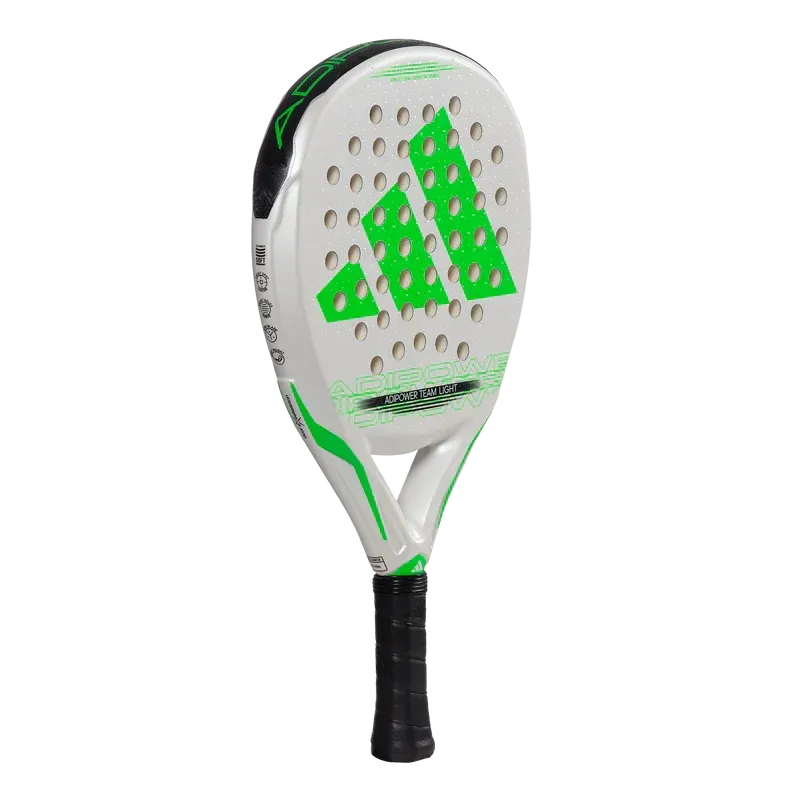 Adidas Adipower Team Light 3.3 Padel Racket White Green