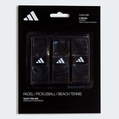 Adidas Set of Padel Overgrips (3 Pieces) - Black