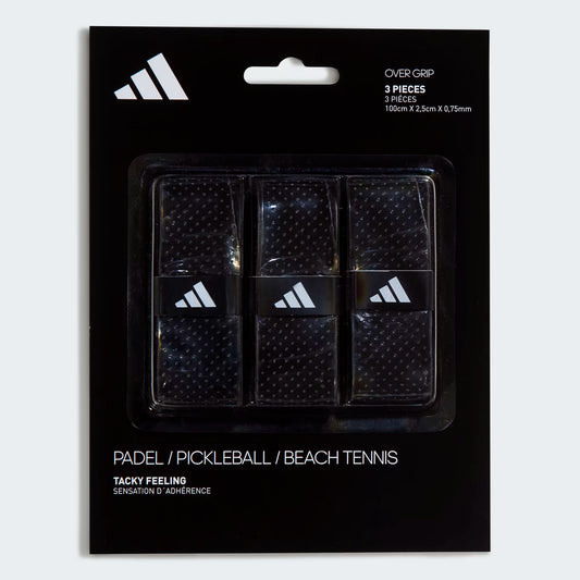 Adidas Set of Padel Overgrips (3 Pieces) - Black