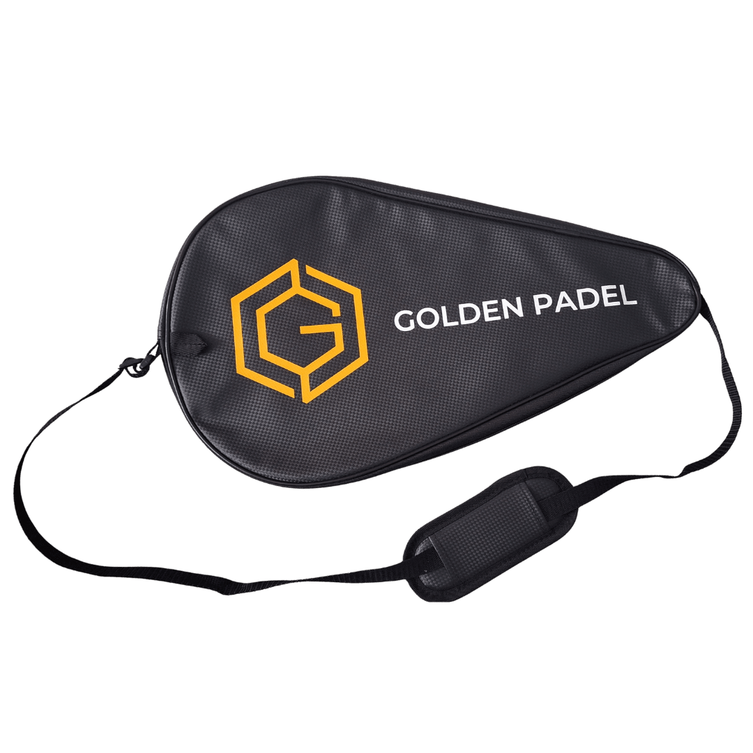 Golden Padel Pro Elite | Carbon Fibre Racket | Advanced + Premium Zip Case