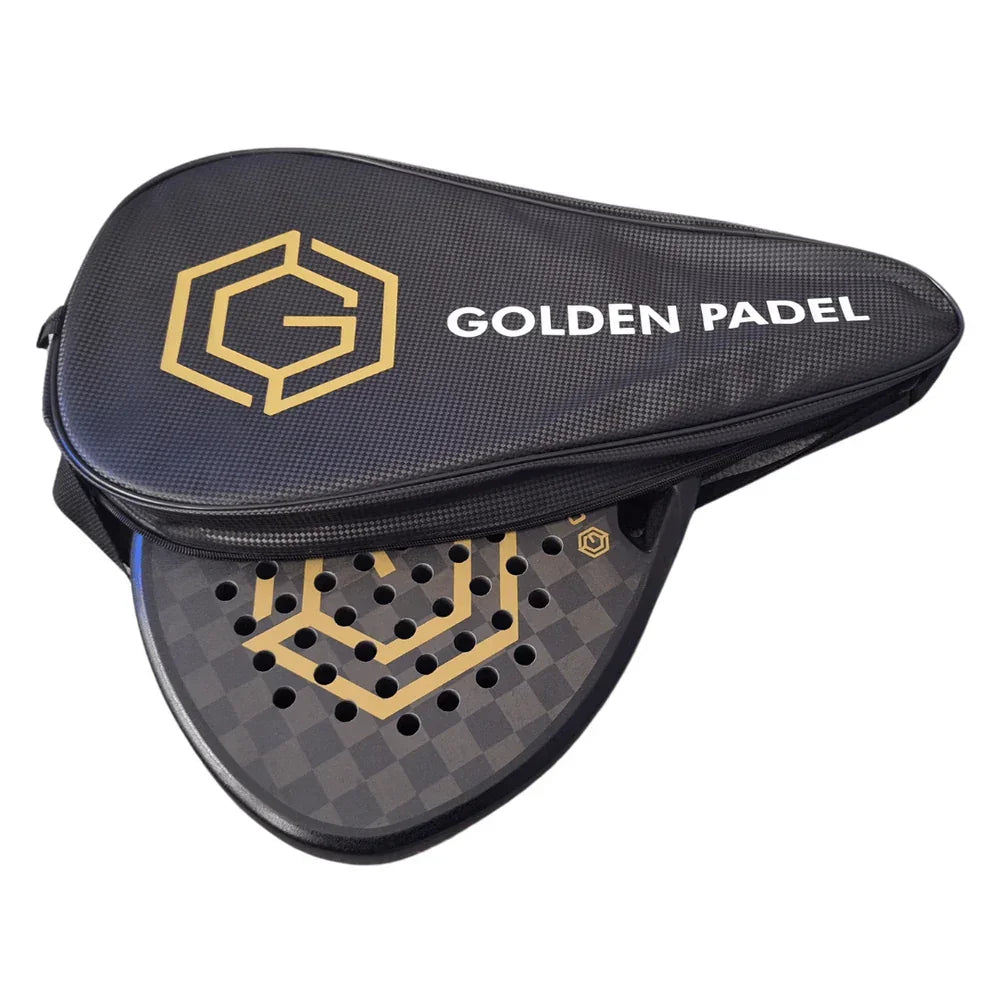 Golden Padel Pro 18K Padel Racket - Black