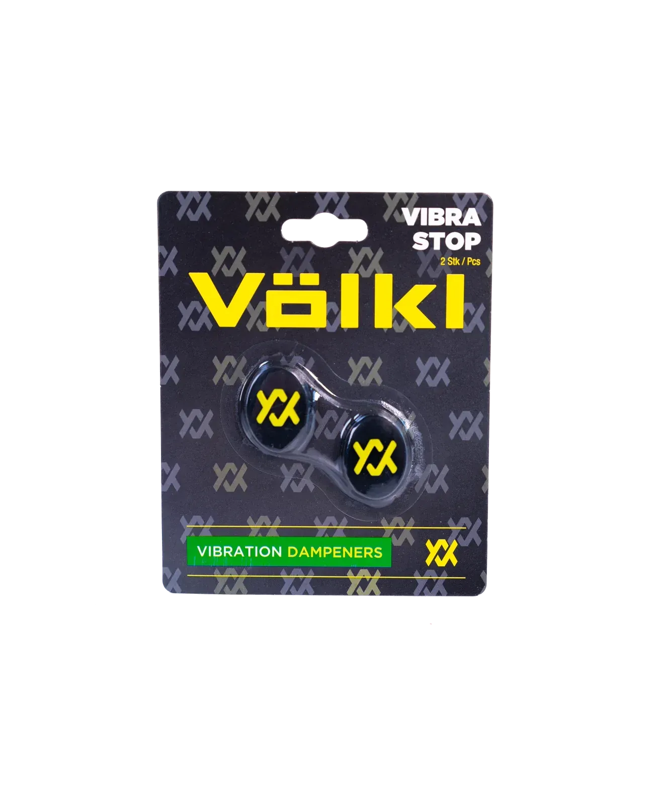 VOLKL VIBRA STOP VIBRATION DAMPENERS - BLACK / YELLOW