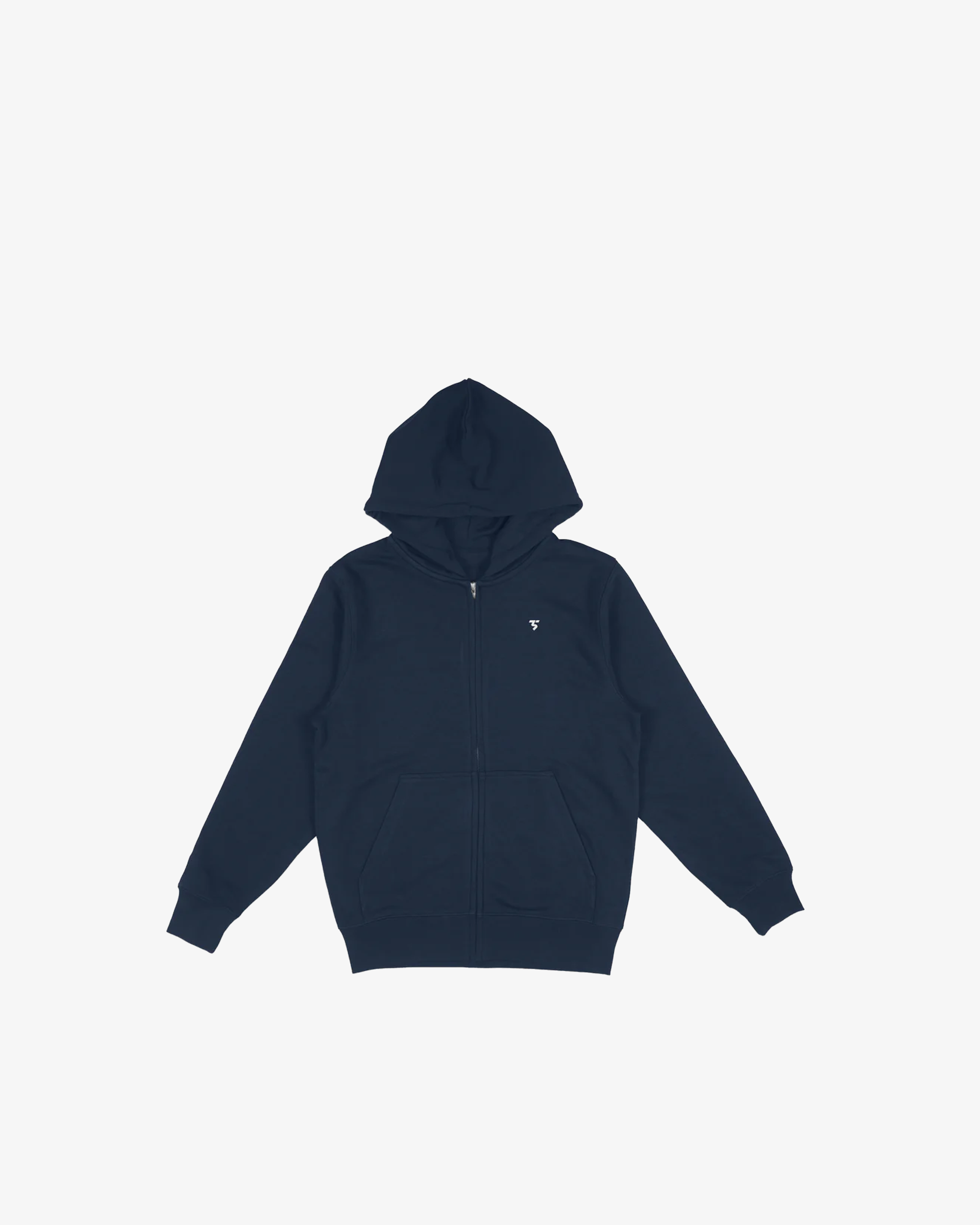 Zipped Hoodie – Court Hoodie, Black