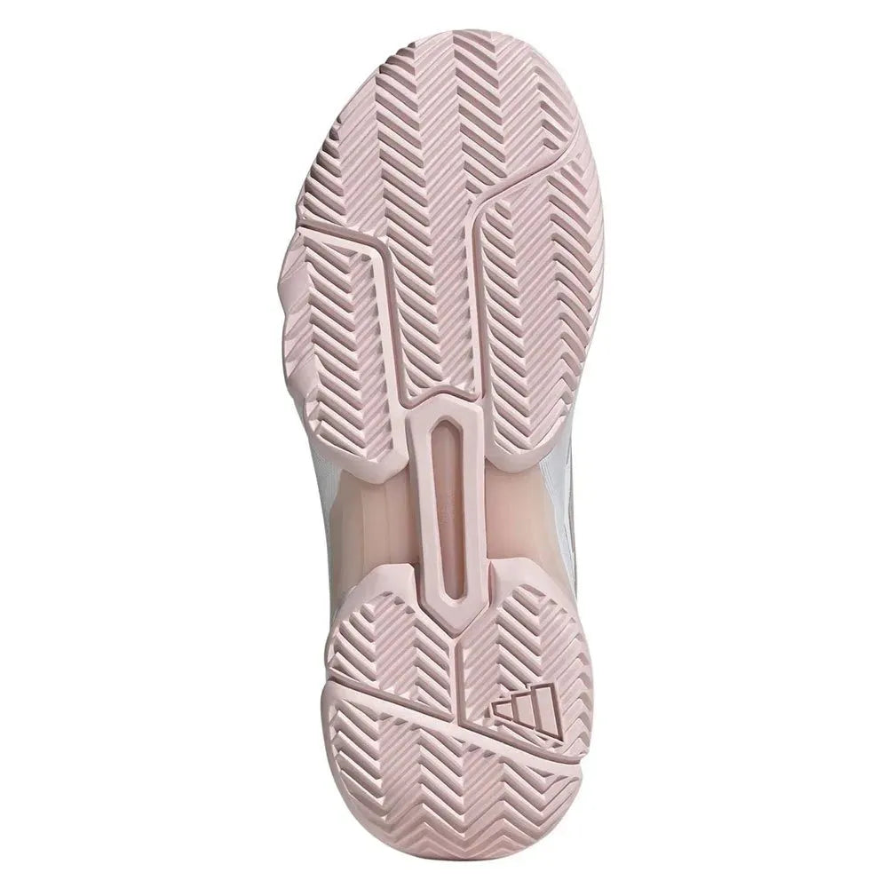 ADIDAS COURTJAM CONTROL 3 WOMENS TENNIS SHOES - WHITE / PINK
