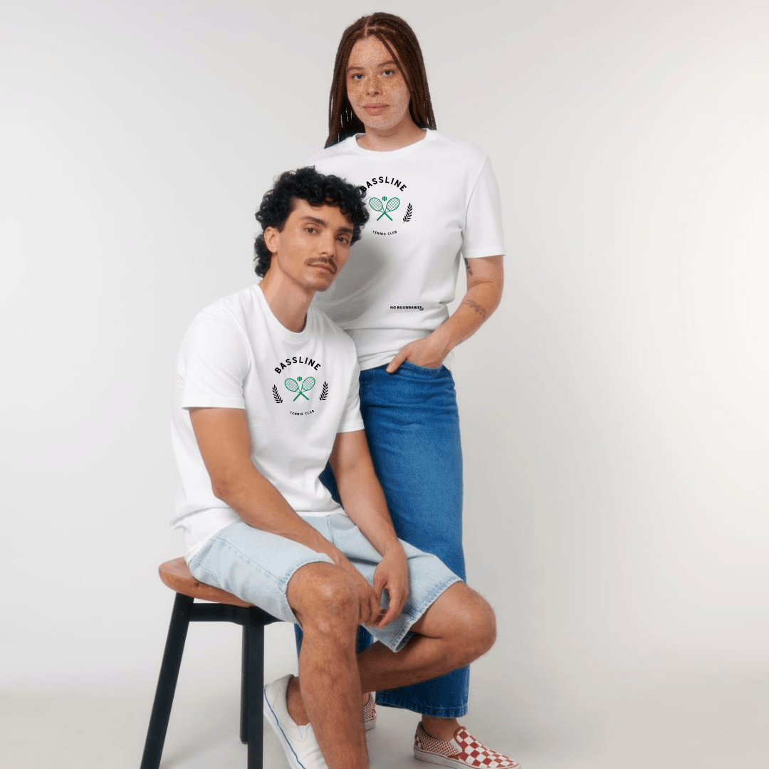 Bassline Tennis Club Unisex Printed T-Shirt - Bassline Retail