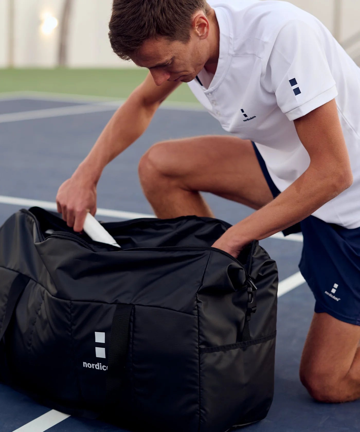 NORDICDOTS CLUB DUFFLE BAG - BLACK