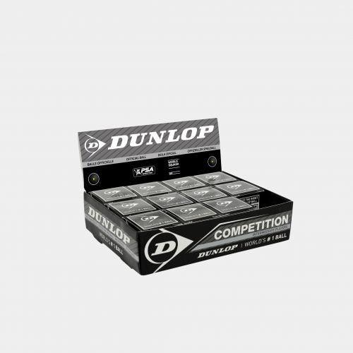DUNLOP COMPETITION SQUASH BALL - 1 DOZEN - Bassline Retail