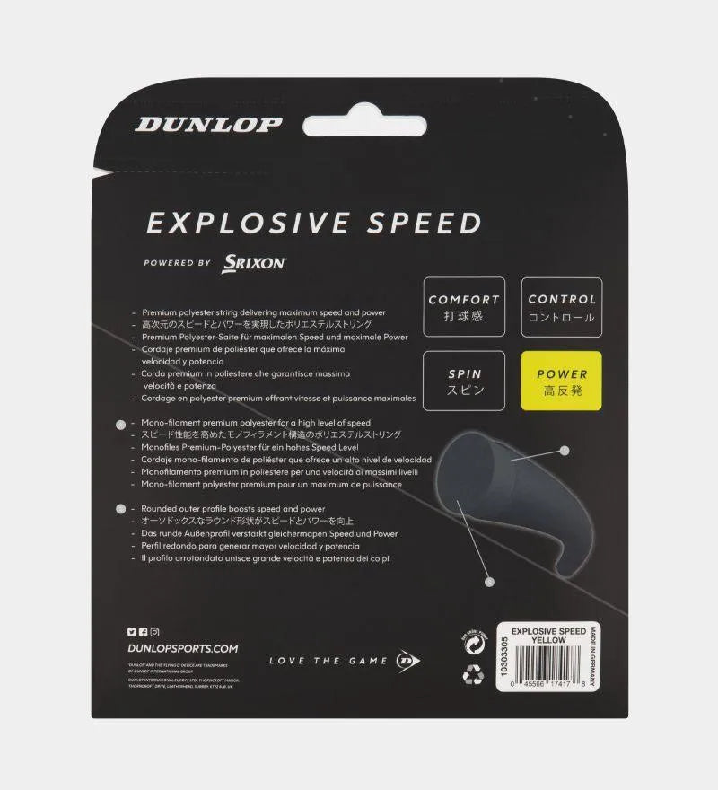 DUNLOP EXPLOSIVE SPEED SET - Bassline Retail