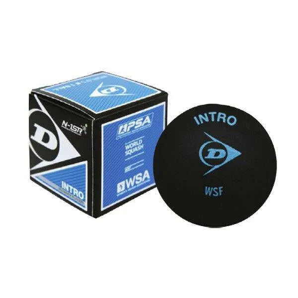 DUNLOP INTRO SQUASH BALL- 1 BALL - Bassline Retail