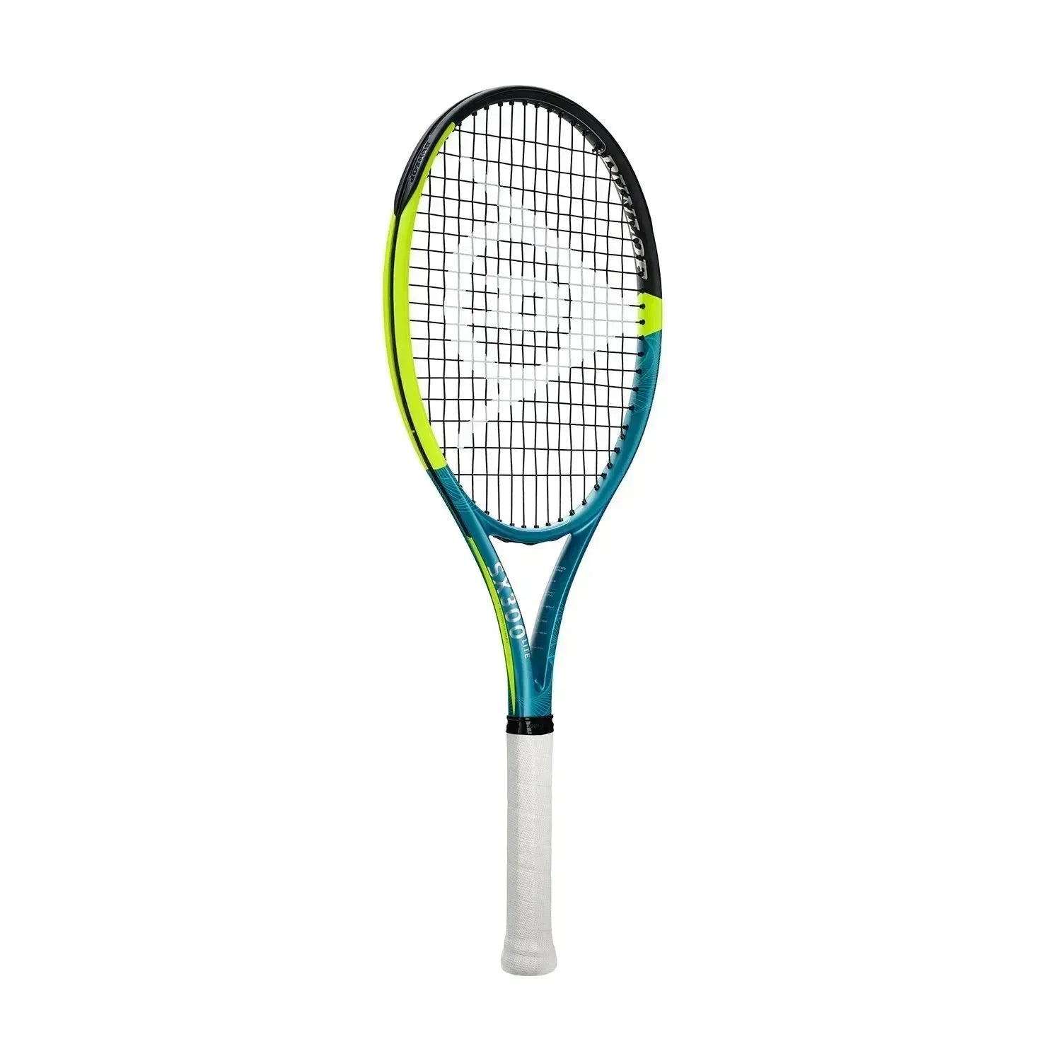 DUNLOP SX 300 LITE TENNIS RACKET - YELLOW & TEAL - Bassline Retail