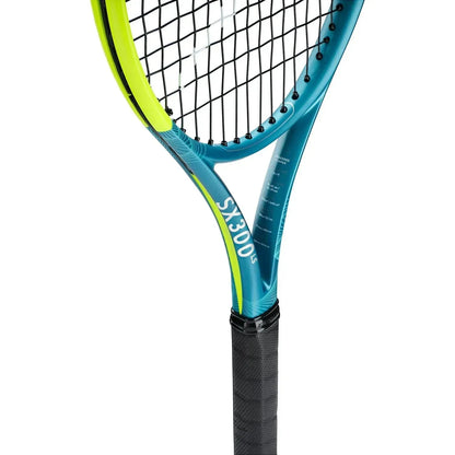 DUNLOP SX 300 LS TENNIS RACKET - YELLOW & TEAL - Bassline Retail