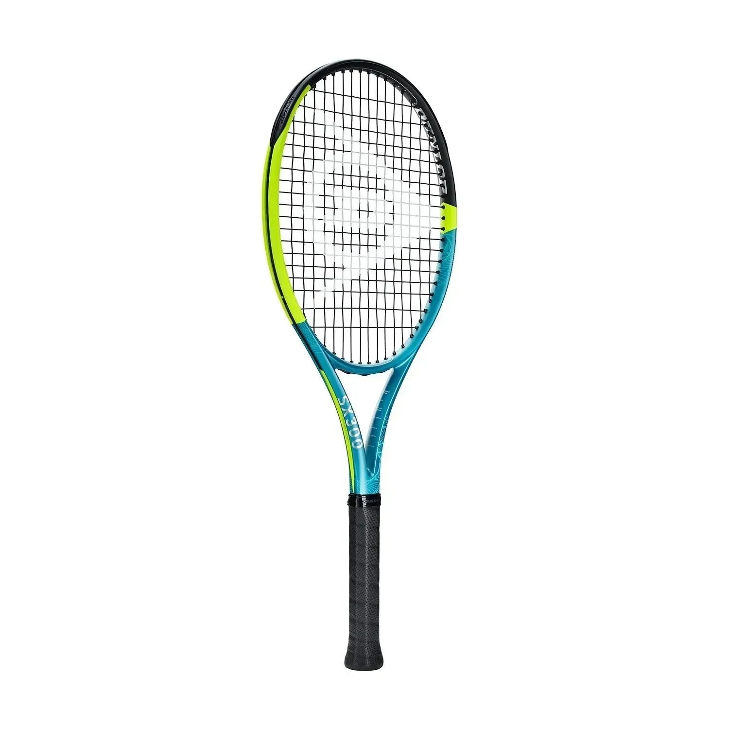 DUNLOP SX 300 TENNIS RACKET - YELLOW & TEAL - Bassline Retail