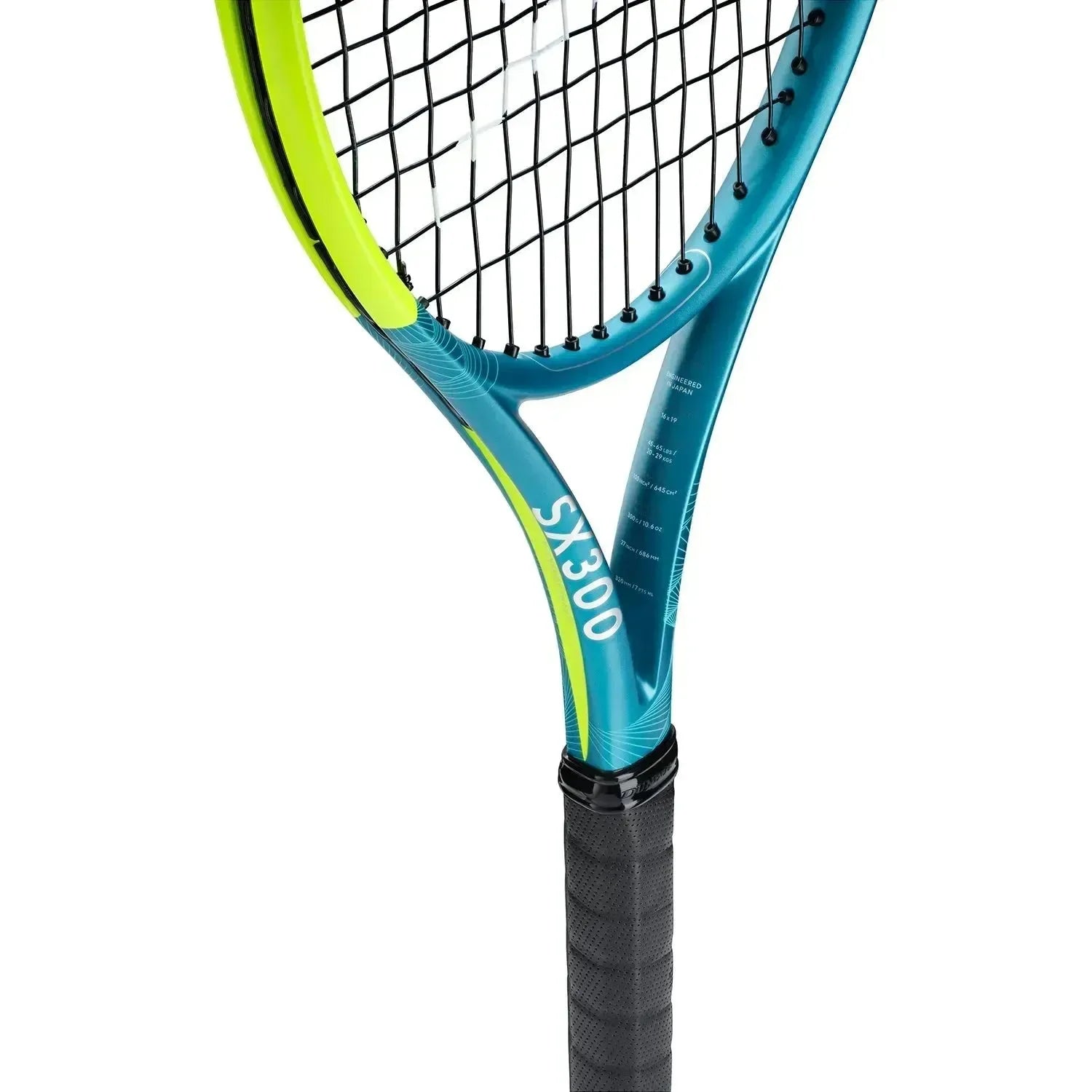 DUNLOP SX 300 TENNIS RACKET - YELLOW & TEAL - Bassline Retail