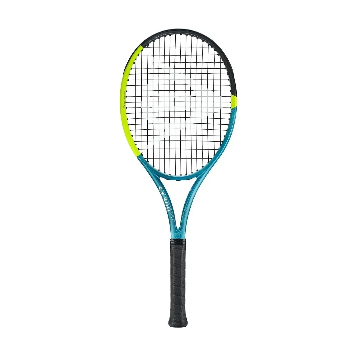 DUNLOP SX 300 TOUR TENNIS RACKET - YELLOW & TEAL - Bassline Retail
