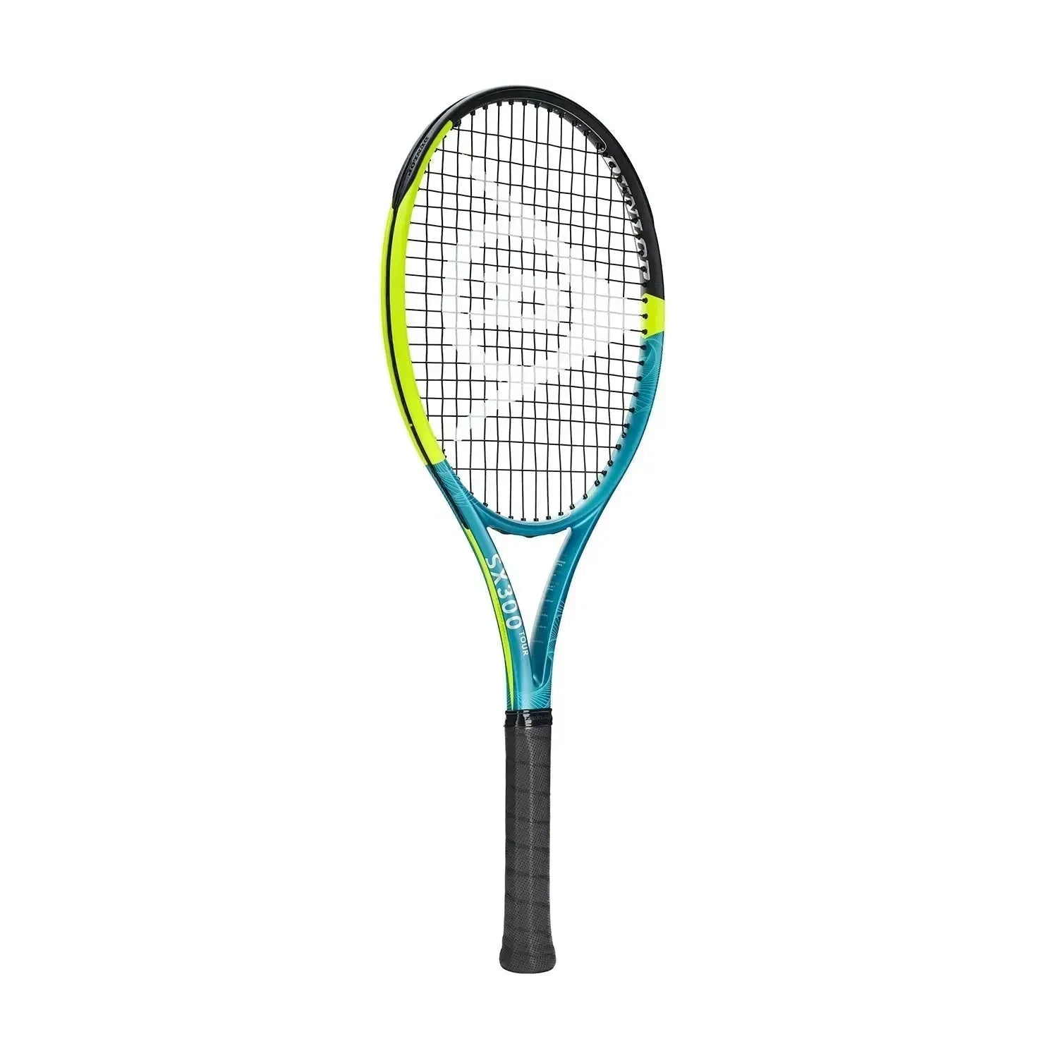 DUNLOP SX 300 TOUR TENNIS RACKET - YELLOW & TEAL - Bassline Retail