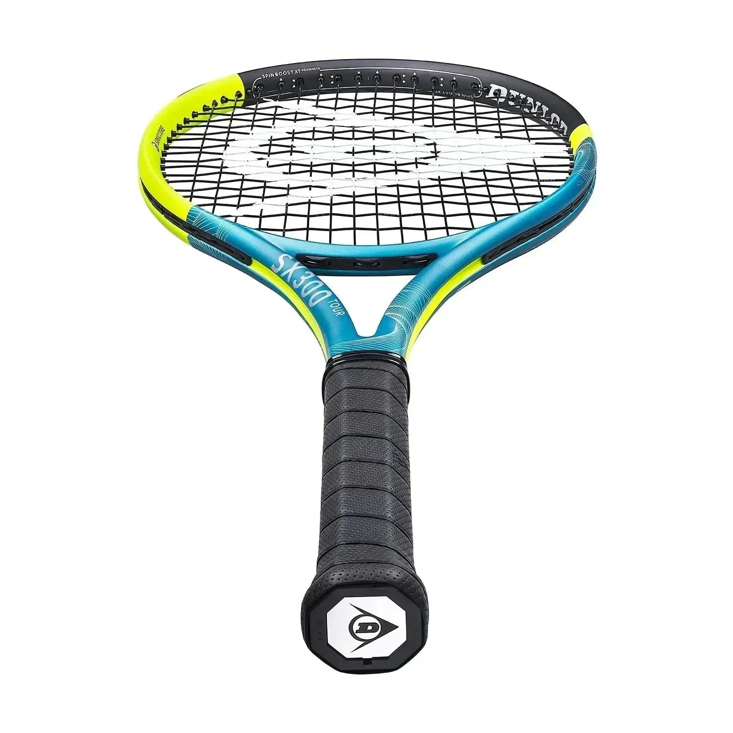 DUNLOP SX 300 TOUR TENNIS RACKET - YELLOW & TEAL - Bassline Retail