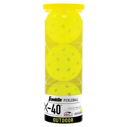 Franklin Outdoor X-40 Pickleball - Pack of 3 - Bassline Retail