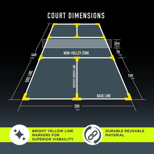 Franklin Pickleball Court Marker Kit - Bassline Retail