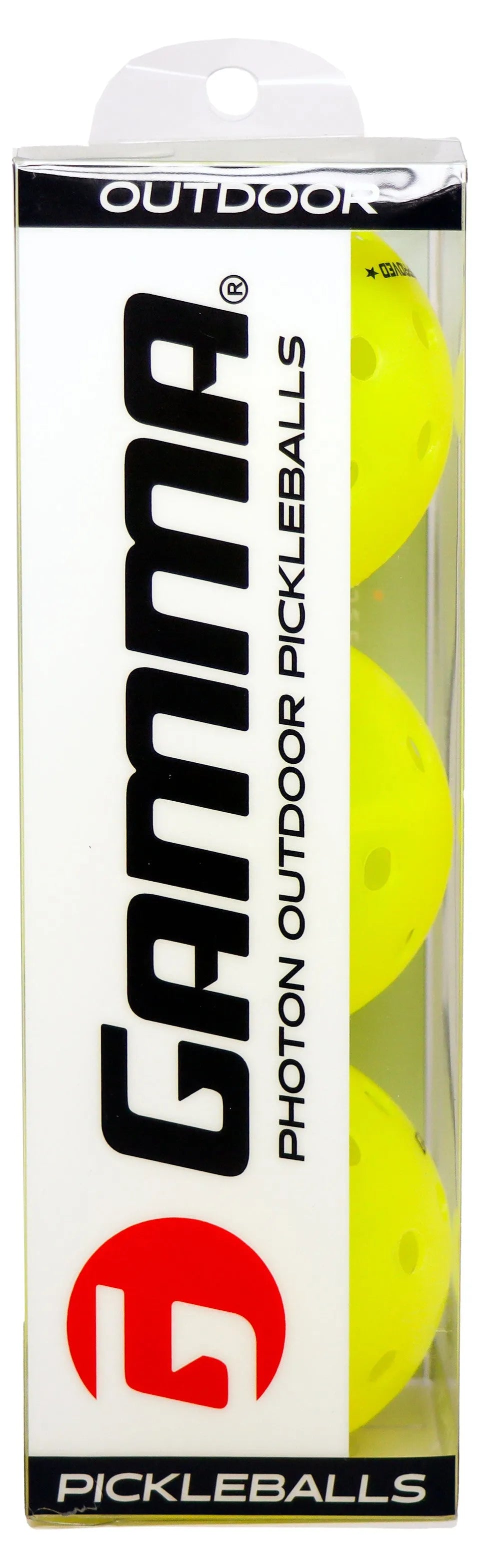GAMMA Photon Outdoor Pickleball Balls 3 Pack - Bassline Retail