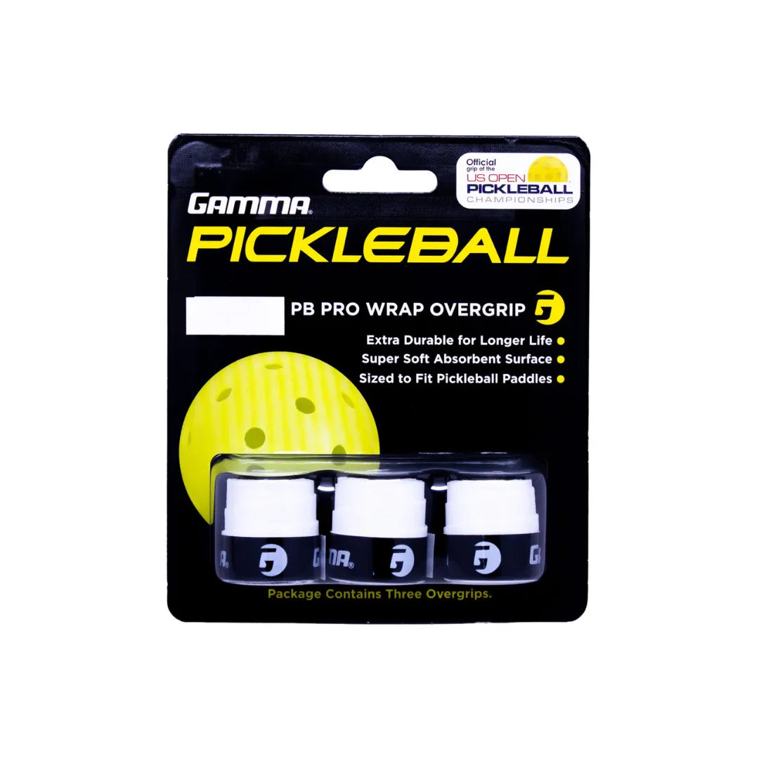 GAMMA Pro Wrap Pickleball Overgrip 3 Pack - Bassline Retail