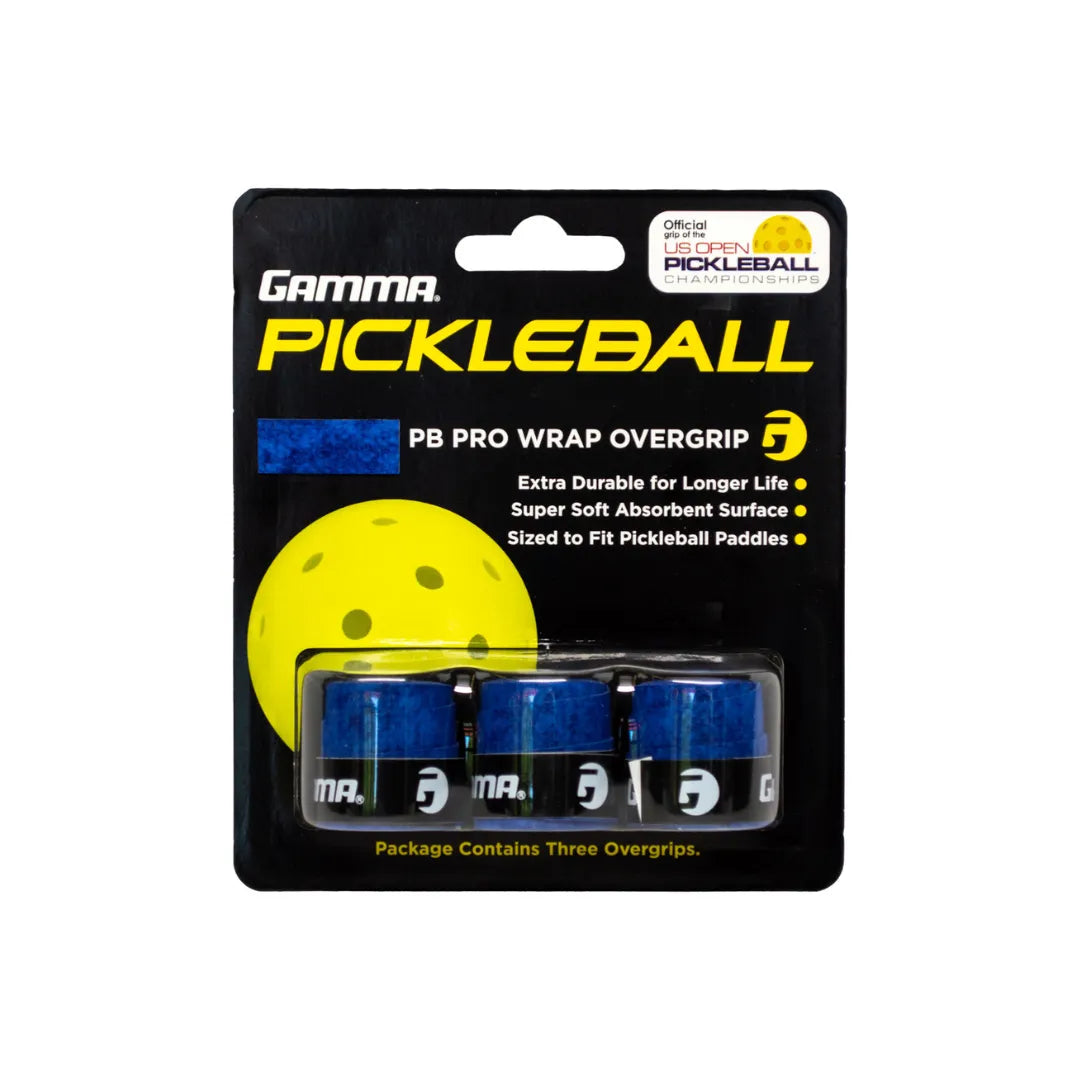 GAMMA Pro Wrap Pickleball Overgrip 3 Pack - Bassline Retail