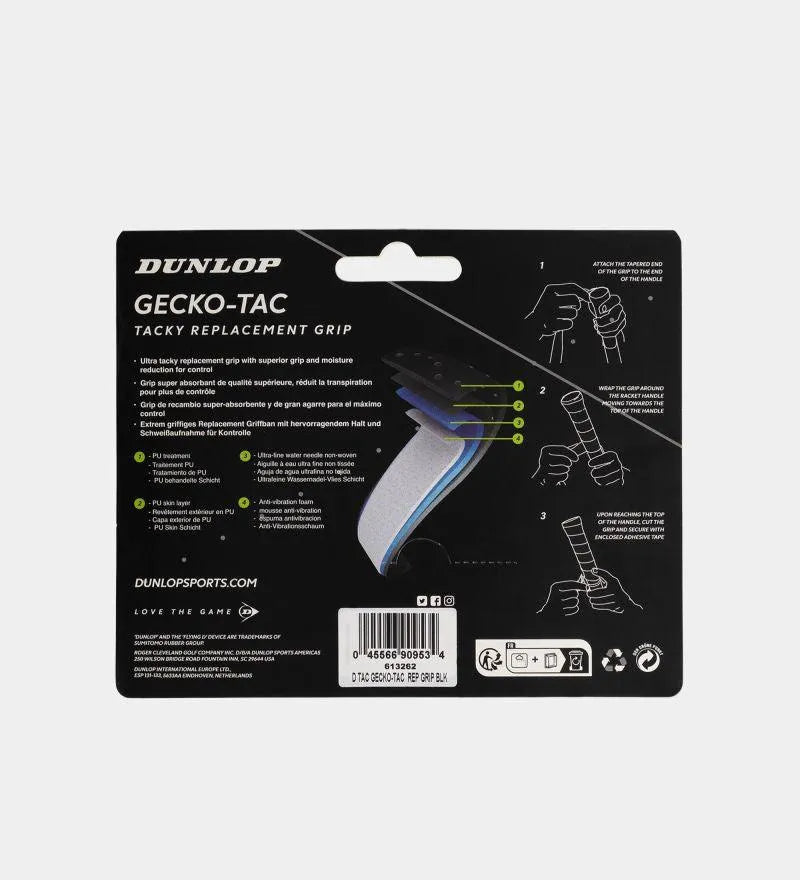 GECKO-TAC REPLACEMENT GRIP - BLACK - Bassline Retail