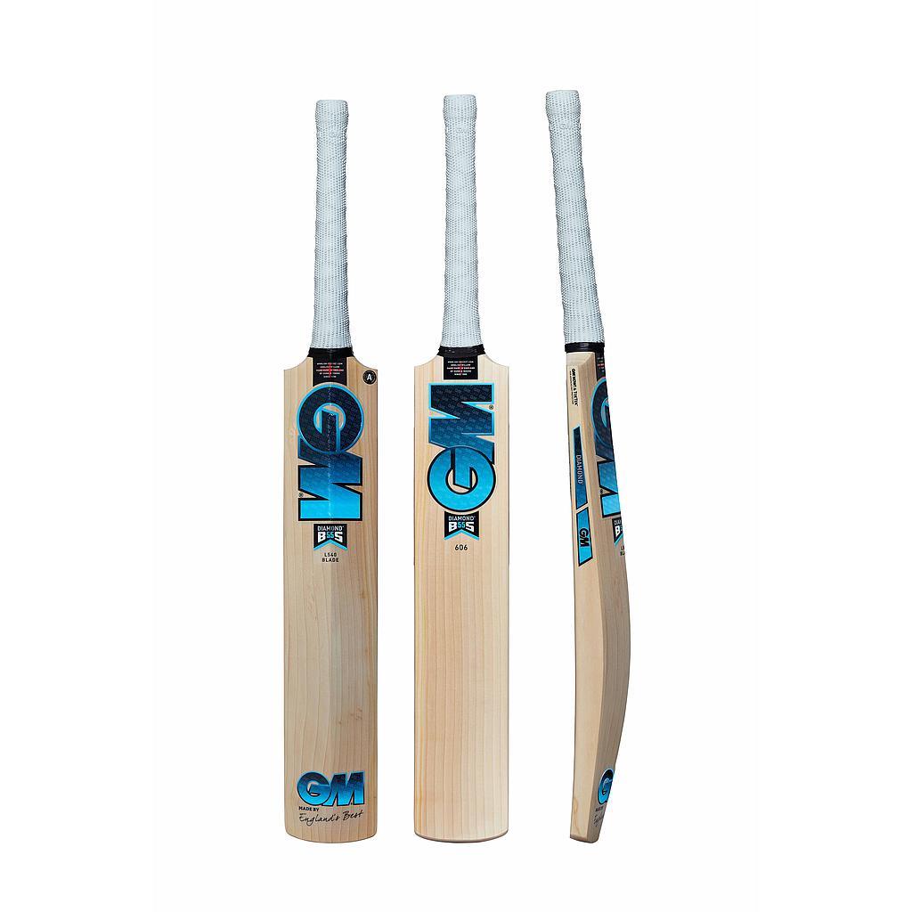 GM Diamond 606 English Willow Cricket Bat - Bassline Retail