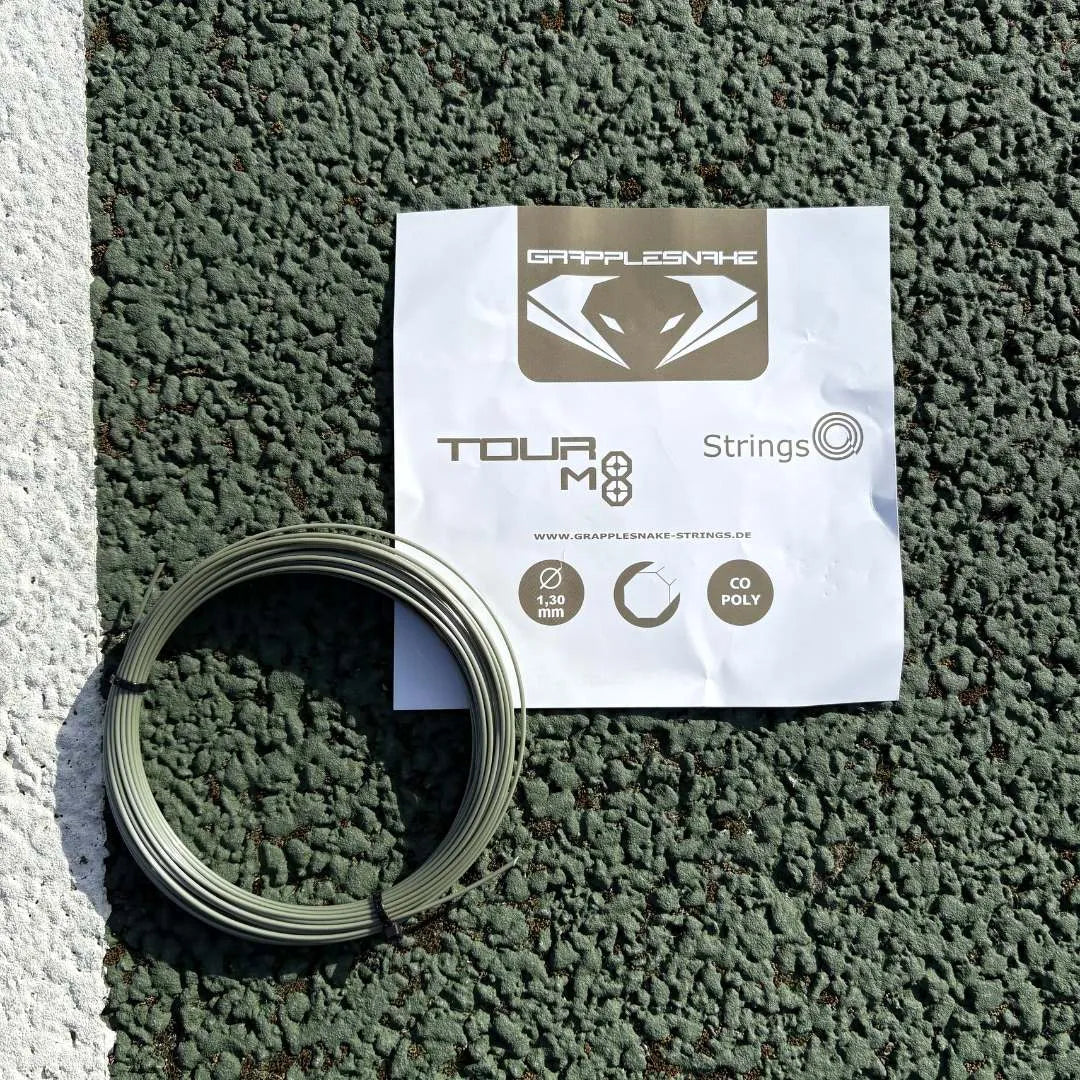 Grapplesnake Tour M8 Tennis String - 12m Set - Bassline Retail