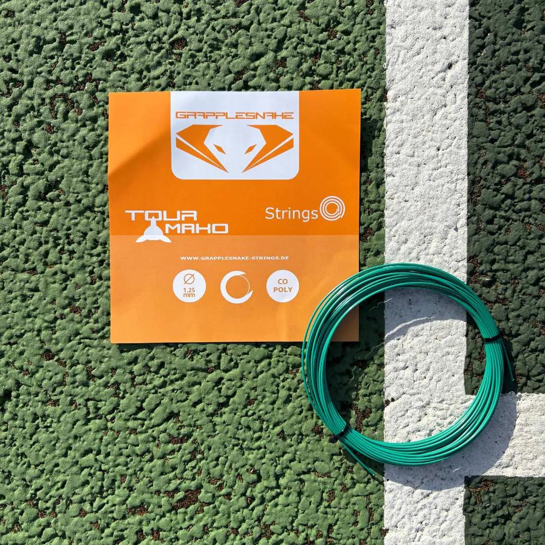 Grapplesnake Tour Mako Tennis String - 1.25 - 12m Set - Bassline Retail