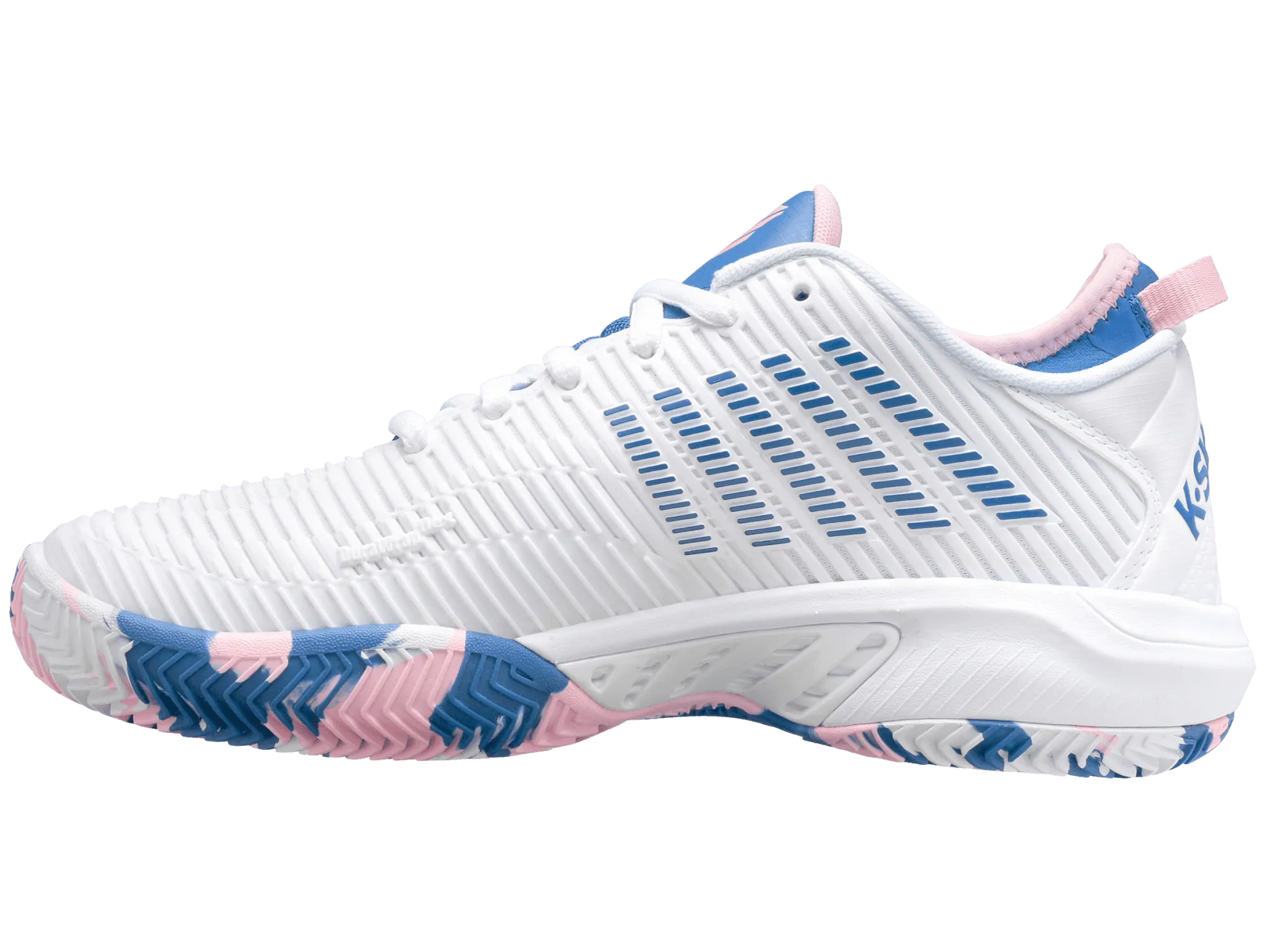 HYPERCOURT SUPREME HB - WHITE / SAPPHIRE - WOMEN'S TRAINERS - Bassline Retail