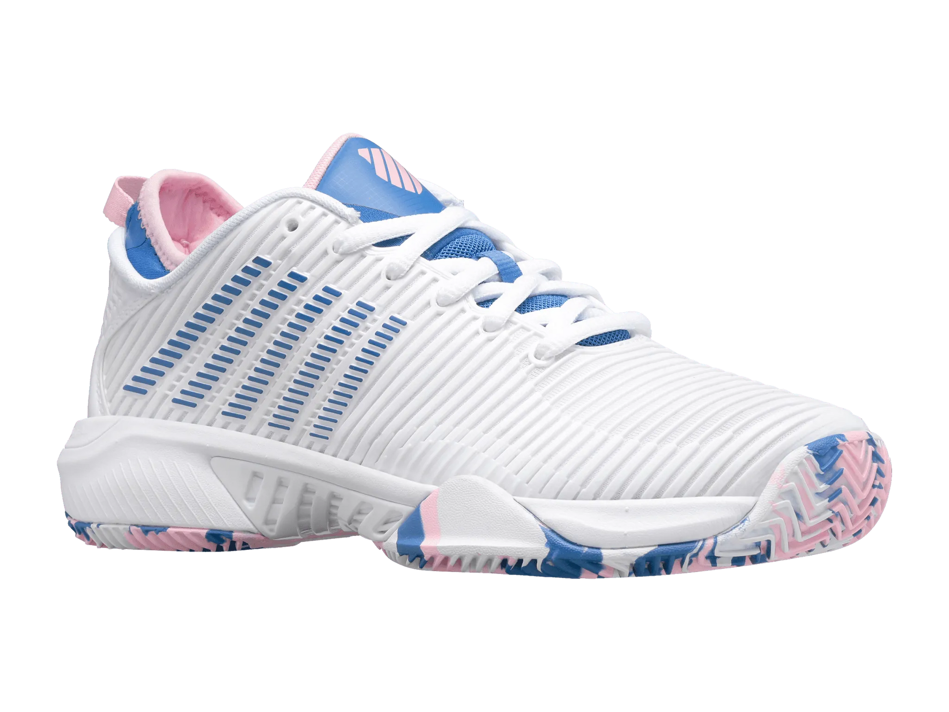 HYPERCOURT SUPREME HB - WHITE / SAPPHIRE - WOMEN'S TRAINERS - Bassline Retail