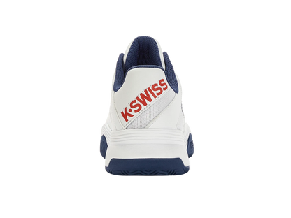 K-SWISS COURT EXPRESS HB MENS TENNIS TRAINER- WHITE / BLUE - Bassline Retail