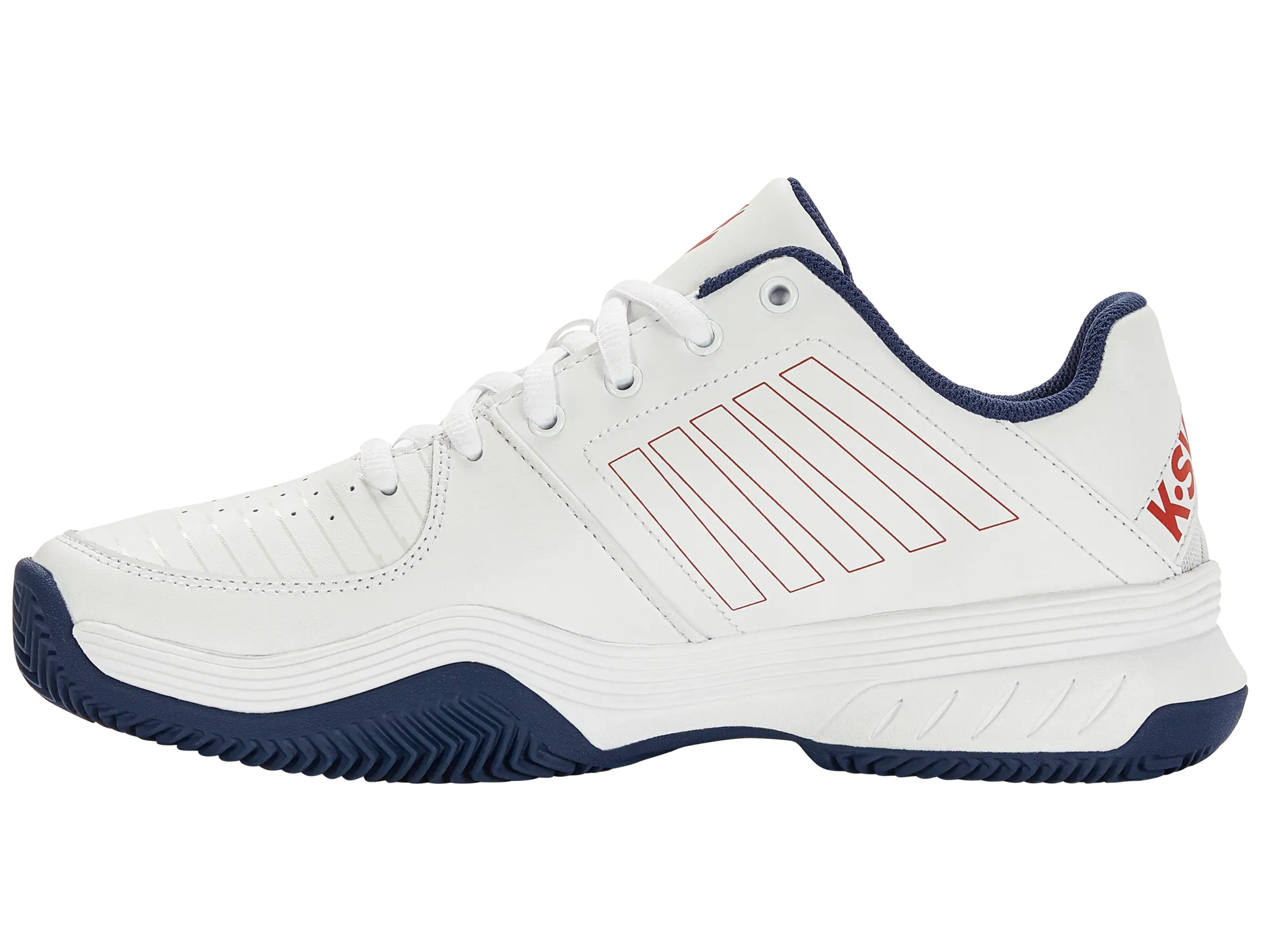 K-SWISS COURT EXPRESS HB MENS TENNIS TRAINER- WHITE / BLUE - Bassline Retail