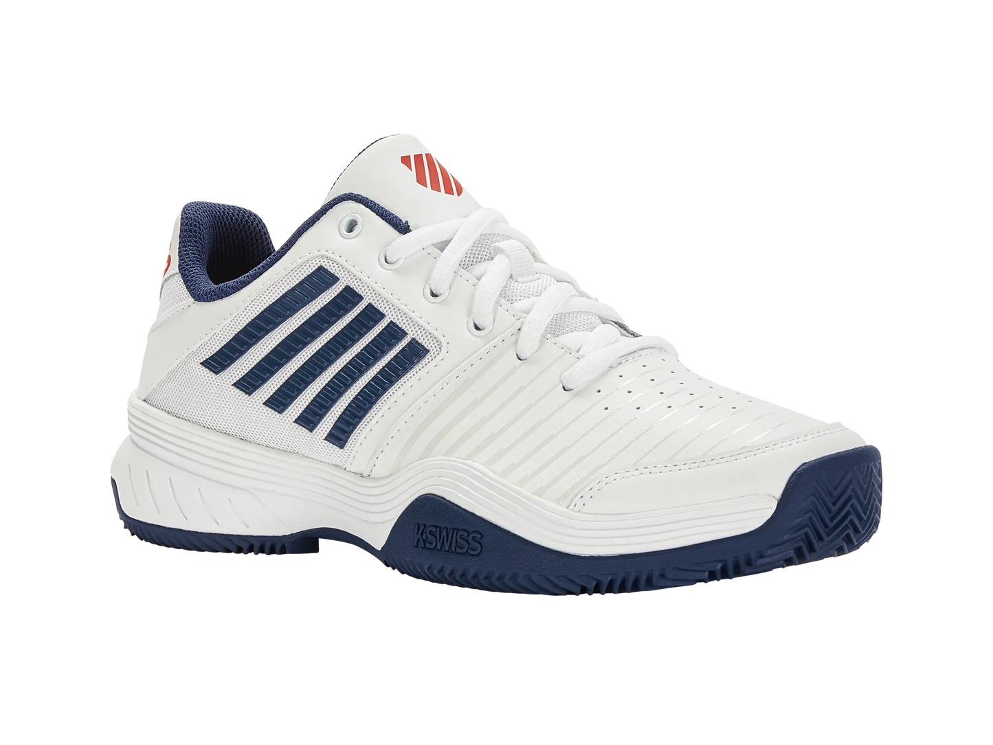 K-SWISS COURT EXPRESS HB MENS TENNIS TRAINER- WHITE / BLUE - Bassline Retail