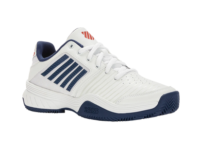 K-SWISS COURT EXPRESS HB MENS TENNIS TRAINER- WHITE / BLUE - Bassline Retail